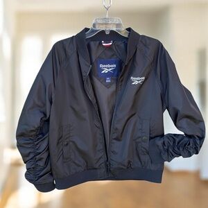 Reebok Black Bomber Jacket